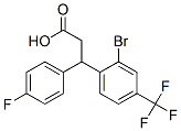 3-(2-bromo-4-(perfluoromethyl)phenyl)-3-(p-fluorophenyl)propionic acid CAS#: 80272-16-8
