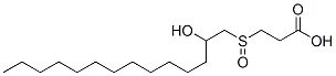 3-[(2-hydroxytetradecyl)sulphinyl]propionic acid CAS#: 85099-09-8