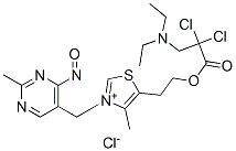 3-(2,2-dichlorodiethyl)aminopropionic acid oxythiamine ester CAS#: 81575-46-4