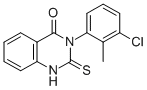 3-(3-CHLORO-2-METHYLPHENYL)-2-THIOXO-2,3-DIHYDRO-4(1H)-QUINAZOLINONE CAS#: 81066-84-4