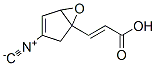 3-(3-Isocyano-6-oxabicyclo[3.1.0]hex-3-en-1-yl)propenoic acid CAS#: 83374-67-8