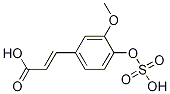 3-[3-Methoxy-4-(sulfooxy)phenyl]-2-propenoic Acid CAS#: 86321-29-1