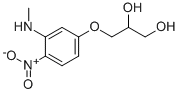 3-[3-(methylamino)-4-nitrophenoxy]propane-1,2-diol CAS#: 80062-31-3