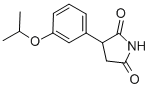 3-(3-propan-2-yloxyphenyl)pyrrolidine-2,5-dione CAS#: 83656-29-5