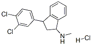 3-(3,4-dichlorophenyl)-2,3-dihydro-N-methyl-1H-inden-1-amine hydrochloride CAS#: 85721-00-2