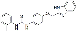3-[4-(1H-benzoimidazol-2-ylmethoxy)phenyl]-1-(2-methylphenyl)thiourea CAS#: 84483-98-7