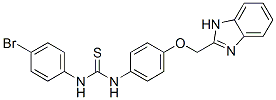 3-[4-(1H-benzoimidazol-2-ylmethoxy)phenyl]-1-(4-bromophenyl)thiourea CAS#: 84483-96-5