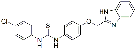 3-[4-(1H-benzoimidazol-2-ylmethoxy)phenyl]-1-(4-chlorophenyl)thiourea CAS#: 84483-97-6