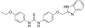 3-[4-(1H-benzoimidazol-2-ylmethoxy)phenyl]-1-(4-ethoxyphenyl)thiourea CAS#: 84484-05-9