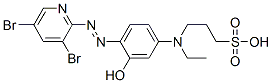 3-[[4-[(3,5-Dibromopyridin-2-yl)azo]-3-hydroxyphenyl]ethylamino]-1-propanesulfonic acid CAS#: 86190-06-9