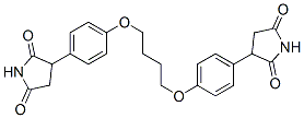 3-[4-[4-[4-(2,5-dioxopyrrolidin-3-yl)phenoxy]butoxy]phenyl]pyrrolidine -2,5-dione CAS#: 87367-89-3