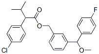 (3-((4-Fluorophenyl)methoxymethyl)phenyl)methyl 4-Chloro-alpha-(1-meth ylethyl)benzeneacetate CAS#: 80499-01-0