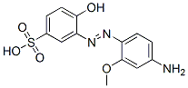 3-[(4-amino-2-methoxyphenyl)azo]-4-hydroxybenzenesulphonic acid CAS#: 85895-92-7