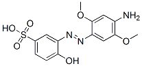 3-[(4-amino-2,5-dimethoxyphenyl)azo]-4-hydroxybenzenesulphonic acid CAS#: 85895-89-2