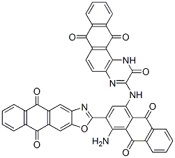 3-[[4-amino-3-(5,10-dihydro-5,10-dioxoanthra[2,3-d]oxazol-2-yl)-9,10-dihydro-9,10-dioxo-1-anthryl]amino]naphth[2,3-f]quinoxaline-2,7,12(1H)-trione CAS#: 85702-63-2