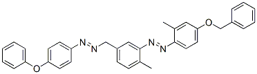 [3-[[4-(benzyloxy)-o-tolyl]azo]-p-xylene]azo(4-phenoxybenzene) CAS#: 85409-72-9