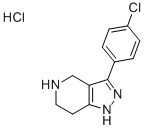 3-(4-chlorophenyl)-4,5,6,7-tetrahydro-1H-pyrazolo[4,3-c]pyridine hydrochloride CAS#: 87628-52-2