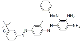 3-[[4-[[diamino(phenylazo)phenyl]azo]-m-tolyl]azo]-N,N,N-trimethylanilinium chloride CAS#: 83803-99-0