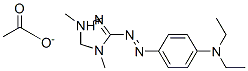 3-[[4-(diethylamino)phenyl]azo]-1,4-dimethyl-1H-1,2,4-triazolium acetate CAS#: 84051-82-1