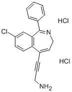 3-(8-Chloro-1-phenyl-3H-2-benzazepin-5-yl)-2-propyn-1-amine dihydrochl oride CAS#: 81078-53-7