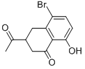 3-ACETYL-5-BROMO-8-HYDROXY-3,4-DIHYDRO-2H-1-NAPHTHALENONE CAS#: 83344-22-3