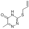 3-ALLYLSULFANYL-6-METHYL-4H-[1,2,4]TRIAZIN-5-ONE CAS#: 87450-64-4