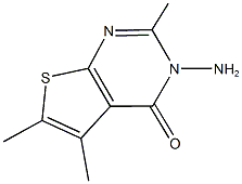 3-AMINO-2,5,6-TRIMETHYL-3H-THIENO[2,3-D]PYRIMIDIN-4-ONE CAS#: 80381-63-1