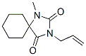 3-Allyl-1-methyl-1,3-diazaspiro[4.5]decane-2,4-dione CAS#: 884-71-9