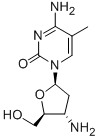 3'-Amino-2',3'-dideoxy-5-methylcytidine CAS#: 87190-81-6