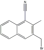 3-(BroMoMethyl)-2-Methyl-1-naphthonitrile CAS#: 80665-00-5