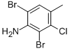 3-CHLORO-2,6-DIBROMO-4-METHYLANILINE CAS#: 84483-22-7