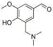 3-[(DIMETHYLAMINO)METHYL]-4-HYDROXY-5-METHOXYBENZENECARBALDEHYDE CAS#: 87743-10-0