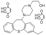 3-Ethyl-11-(4-(2-hydroxyethyl)piperazino)-10,11-dihydrodibenzo(b,f)thi epin bis(maleate) CAS#: 84964-87-4