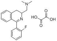 3-Isoquinolinemethanamine, 3,4-dihydro-N,N-dimethyl-1-(2-fluorophenyl) -, ethanedioate (1:1) CAS#: 83658-12-2