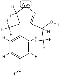 3-Isoxazolemethanol,4,5-dihydro-4-(4-hydroxyphenyl)-alpha,4-dimethyl-(9CI) CAS#: 809238-41-3