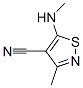 3-METHYL-5-(METHYLAMINO)ISOTHIAZOLE-4-CARBONITRILE CAS#: 88394-37-0
