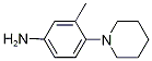 3-Methyl-4-(1-piperidinyl)aniline CAS#: 85984-37-8