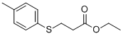 3-P-TOLYLSULFANYL-PROPIONIC ACID ETHYL ESTER CAS#: 85169-05-7