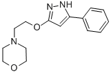 3-Phenyl-5-morpholinoethoxypyrazole CAS#: 86871-48-9