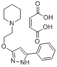 3-Phenyl-5-piperidinoethoxy-pyrazole maleate CAS#: 86871-59-2