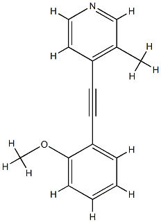 3-Picoline,4-[(o-methoxyphenyl)ethynyl]-(8CI) CAS#: 802331-34-6