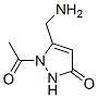 3-Pyrazolin-5-one, 2-acetyl-3-(aminomethyl)- (8CI) CAS#: 802899-81-6