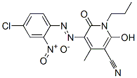 3-Pyridinecarbonitrile, 5-[(4-chloro-2-nitrophenyl) azo]-1,6-dihydro-2-hydroxy-4-methyl-6-oxo-1-propyl - CAS#: 83748-27-0