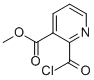 3-Pyridinecarboxylic acid, 2-(chlorocarbonyl)-, methyl ester (9CI) CAS#: 88234-87-1