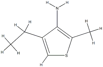 3-Thiophenamine,4-ethyl-2-methyl-(9CI) CAS#: 87675-31-8