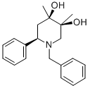 (3-alpha,4-alpha,6-alpha)-3,4-Dimethyl-6-phenyl-1-(phenylmethyl)-3,4-p iperidinediol CAS#: 84714-98-7