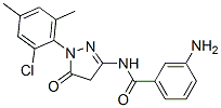 3-amino-N-[1-(2-chloro-4,6-dimethylphenyl)-4,5-dihydro-5-oxo-1H-pyrazol-3-yl]benzamide CAS#: 88372-24-1