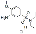 3-amino-N,N-diethyl-4-methoxybenzenesulphonamide monohydrochloride CAS#: 83763-52-4