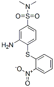 3-amino-N,N-dimethyl-4-[(2-nitrophenyl)thio]benzenesulphonamide CAS#: 85532-99-6