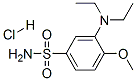3-(diethylamino)-4-methoxybenzenesulphonamide monohydrochloride CAS#: 83929-66-2